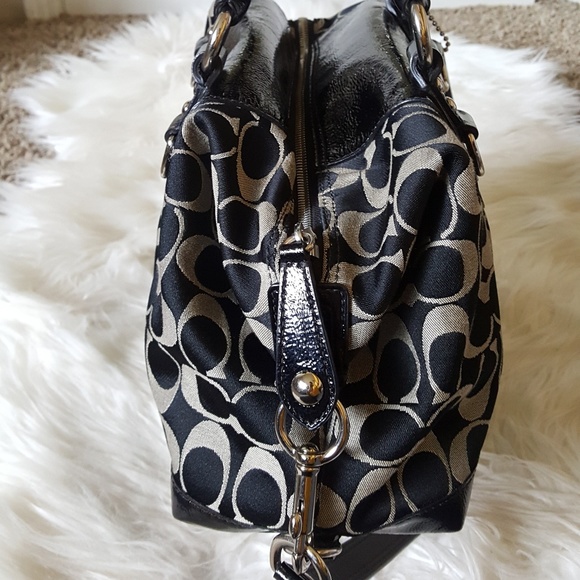 SOLD Coach Monogram Satchel Bag - Picture 4 of 8